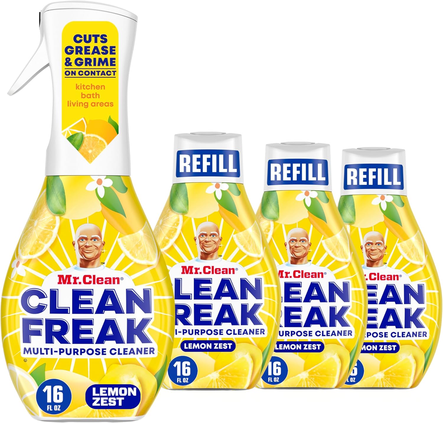 More Clean Mr. Clean Clean Freak Multi Surface Cleaning Spray, Deep Cleaning Mist ...